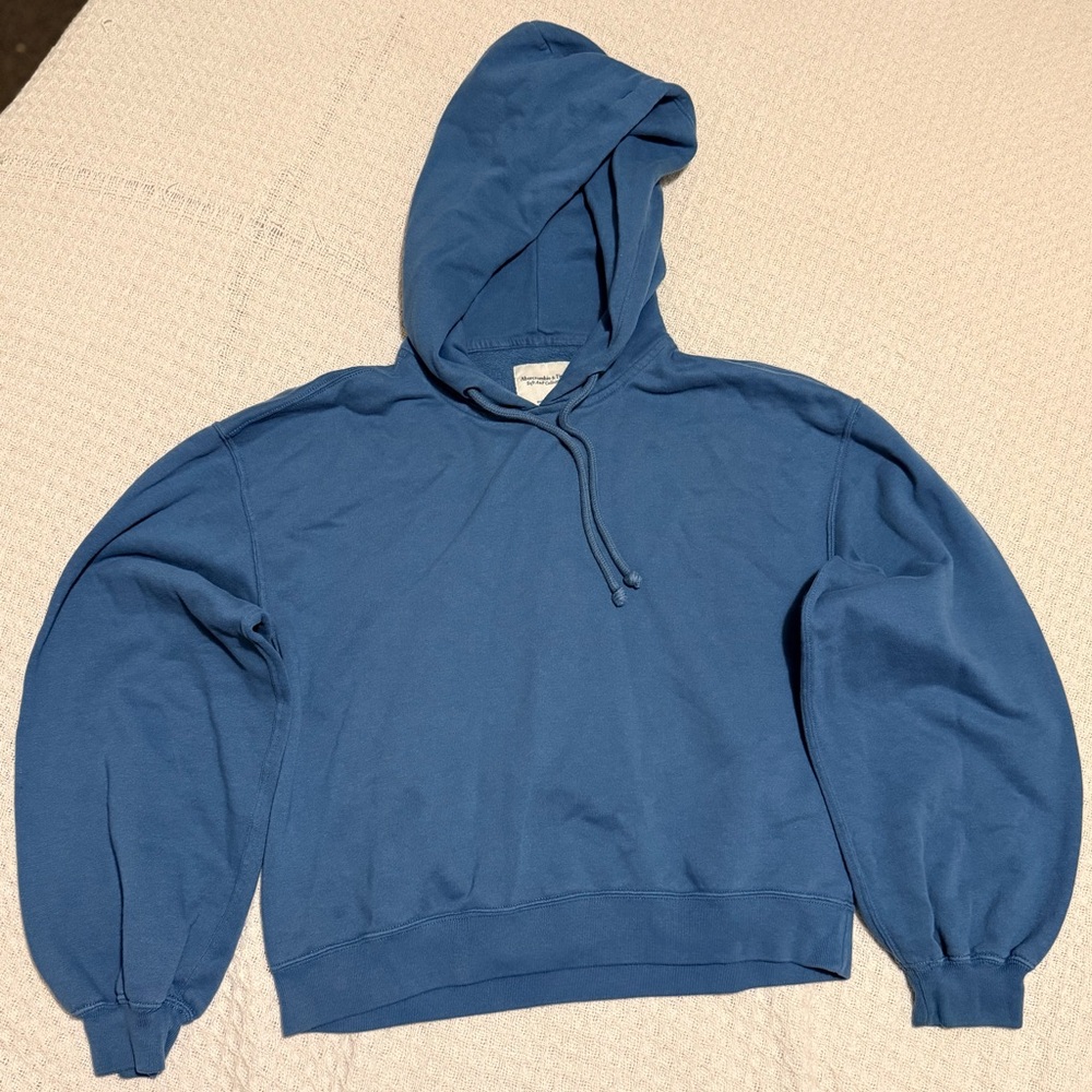 Abercrombie & Fitch Indigo Blue Pullover Hoodie